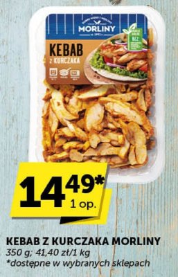 Kebab z kurczaka Morliny promocja w Groszek