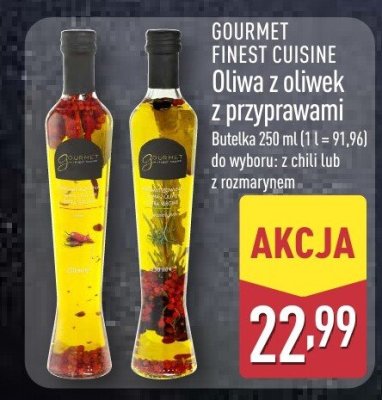 Oliwa z oliwek z chilli promocja w Aldi