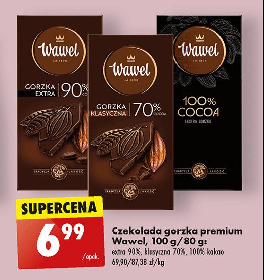 Czekolada Wawel 90% cocoa promocja