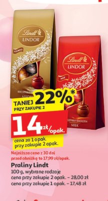 Bombonierka Milk Lindt Lindor promocja
