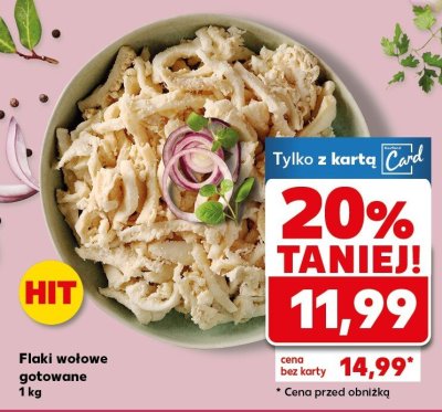 Flaki wołowe gotowane promocja w Kaufland