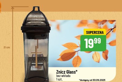 Znicz Glass bez wkładu promocja w POLOmarket