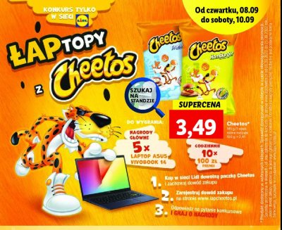 Chrupki rock paw scissors fromage Cheetos Frito lay cheetos promocja