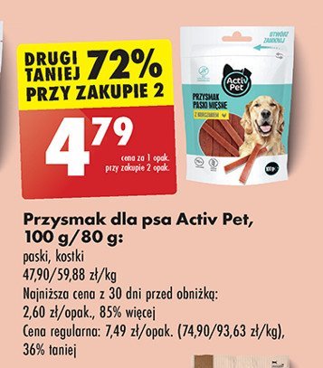 Kostki dla psa z wapnem drobiowe Activ pet promocja