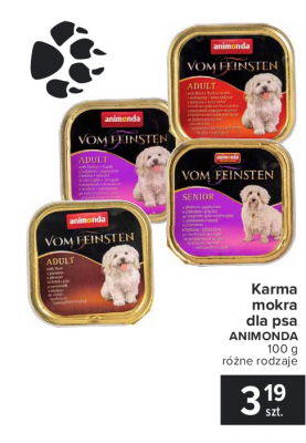 Karma dla psa jagnięcina-ziarna Animonda vom feinsten promocja