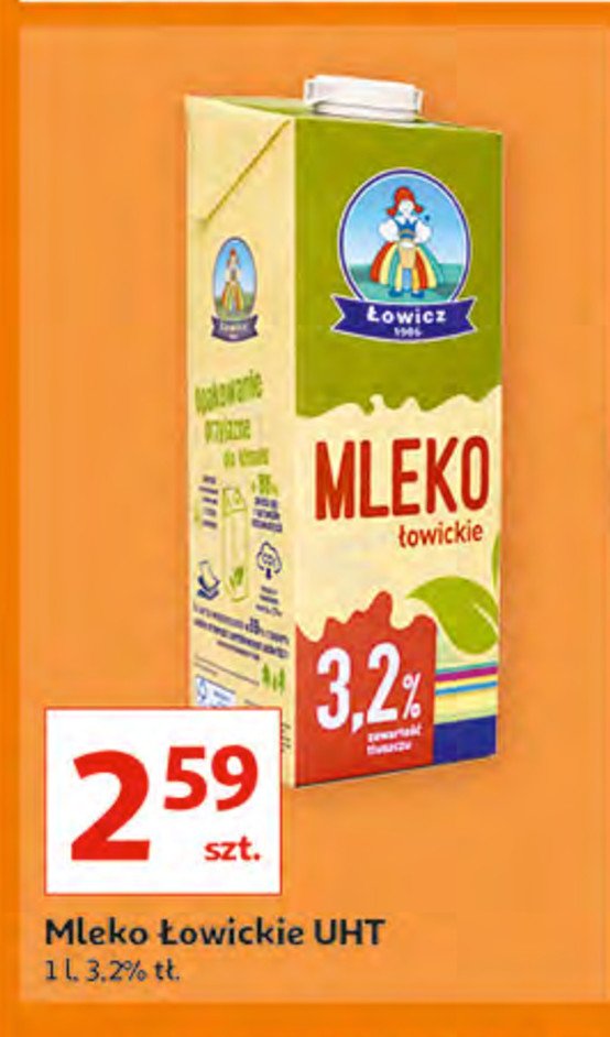 Mleko 3.2% eko Osm łowicz promocja