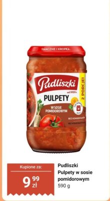 Pulpety w sosie pomidorowym Pudliszki promocja w Dino