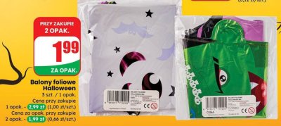 Balony foliowe Halloween 3 szt. promocja w Dino