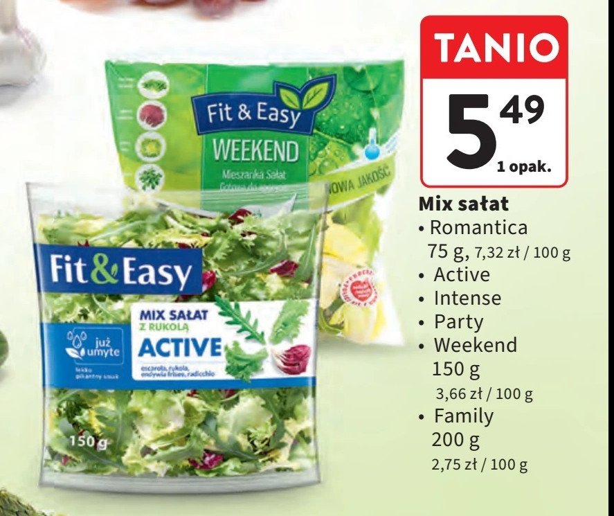 Mix sałatkowy z marchewką family Fit & easy promocja w Intermarche