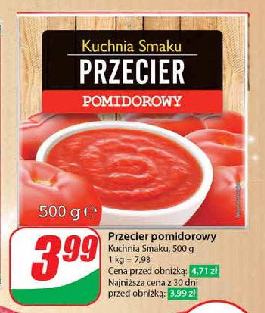 Przecier pomidorowy Kuchnia smaków promocja