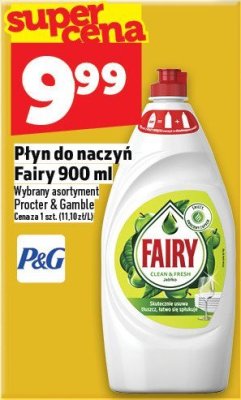 Płyn do naczyń Fairy 900 ml promocja w TOPAZ
