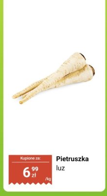 Pietruszka luz promocja w Dino