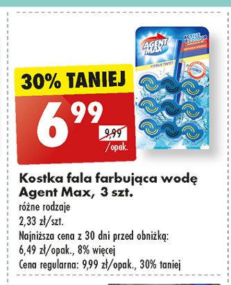 Zawieszka do wc chlorine power Agent max active & colour promocja