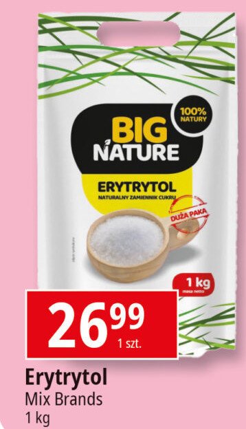 Erytrytol Big nature promocja w Leclerc