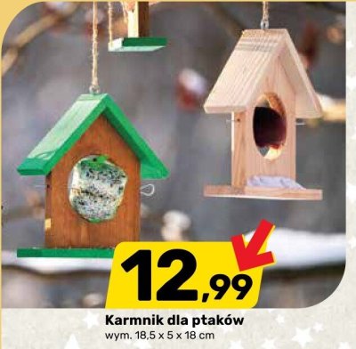 Karmnik dla ptaków promocja w Bricomarche