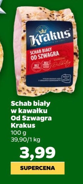 Schab biały od szwagra Krakus animex promocja w Netto