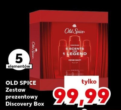 Zestaw prezentowy Discovery Box Old Spice promocja w Kaufland