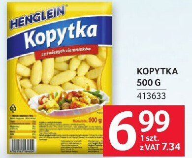 Kopytka 500 g promocja w Selgros