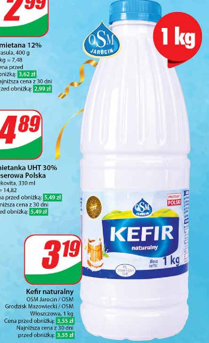 Kefir naturalny Włoszczowa promocja