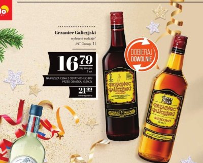 Grzaniec Galicyjski wybrane rodzaje JNT Group 1l promocja w POLOmarket