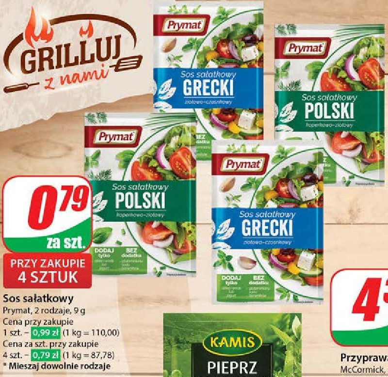 Sos sałatkowy grecki Prymat promocja