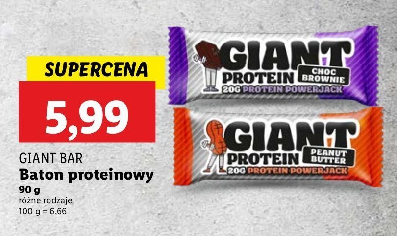 Baton giant choc brownie Ma baker promocja