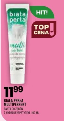 Pasta do zębów BIAŁA PERŁA MULTIPERFEKT z hydroksyapatytem promocja w Drogerie Natura