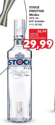 Wódka Prestige 0,5 l Stock promocja w Kaufland