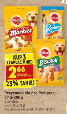 Przysmak dla psa Pedigree markies promocja