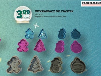 Wykrawacz do ciastek elementy promocja w Stokrotka