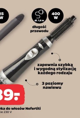 Lokówka do włosów Nefertiti esperanza promocja w Netto