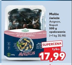 Małże napoli promocja w Kaufland