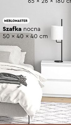 Szafka nocna 50x40x40 cm promocja w Biedronka