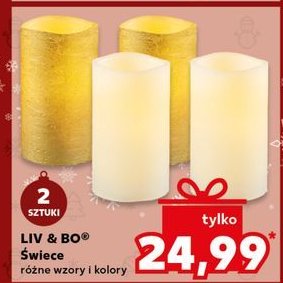 Świeca Liv & bo promocja w Kaufland