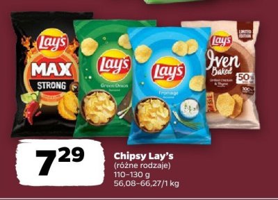 Chipsy Lay's różne rodzaje promocja w Netto