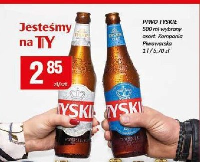 Piwo Tyskie klasyczne promocja w Chorten