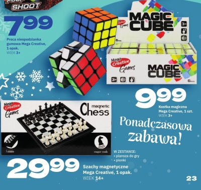 Szachy magnetyczne Mega Creative promocja w Twój Market