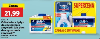 Zestaw odświeżacz do zmywarki + płyn do czyszczenia zmywarki 250 ml Finish professional promocja