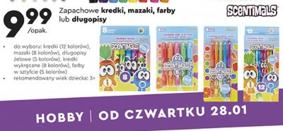 D艂ugopisy 偶elowe Scentimals promocja