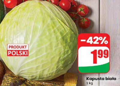 Kapusta biała promocja w Dino