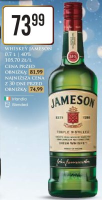 Whiskey promocja w Dino