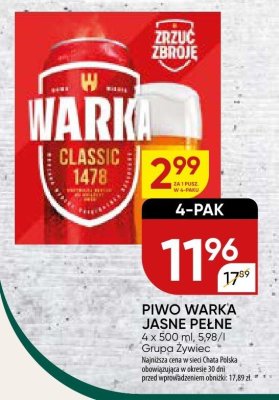 Piwo promocja w Chata Polska