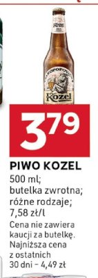 Piwo Kozel promocja w Stokrotka