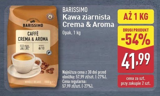 Kawa Barissimo caffe crema&aroma promocja