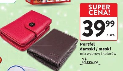 Portfel damski / męski Vicenza promocja w Intermarche