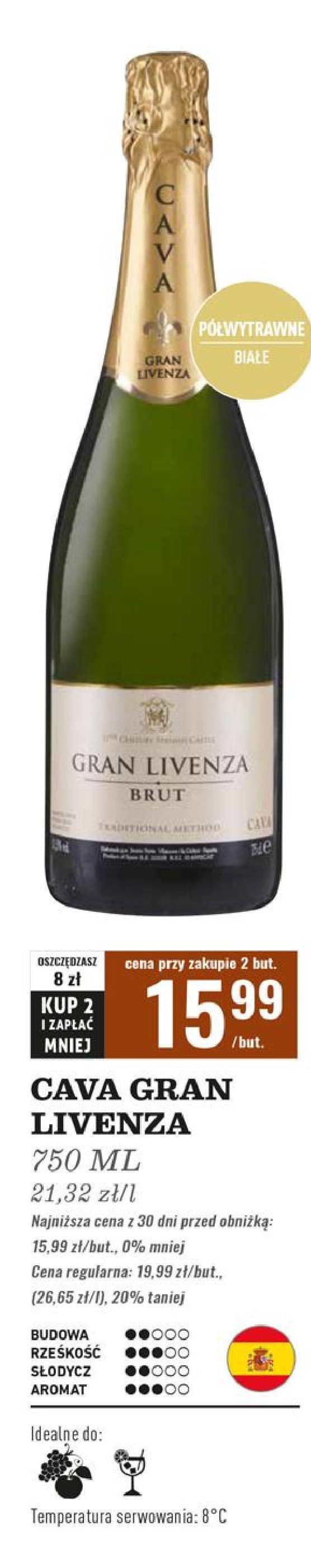 Wino Gran livenza brut promocja