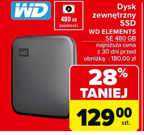 Dysk ssd 480 gb WD GREEN promocja