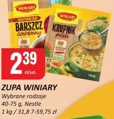 Zupa Winiary promocja w Chorten