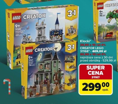 Klocki LEGO CREATOR LEGO 31167 promocja w Carrefour