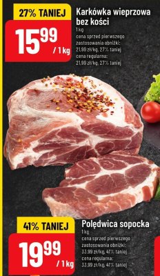 Karkówka wieprzowa bez kości promocja w POLOmarket